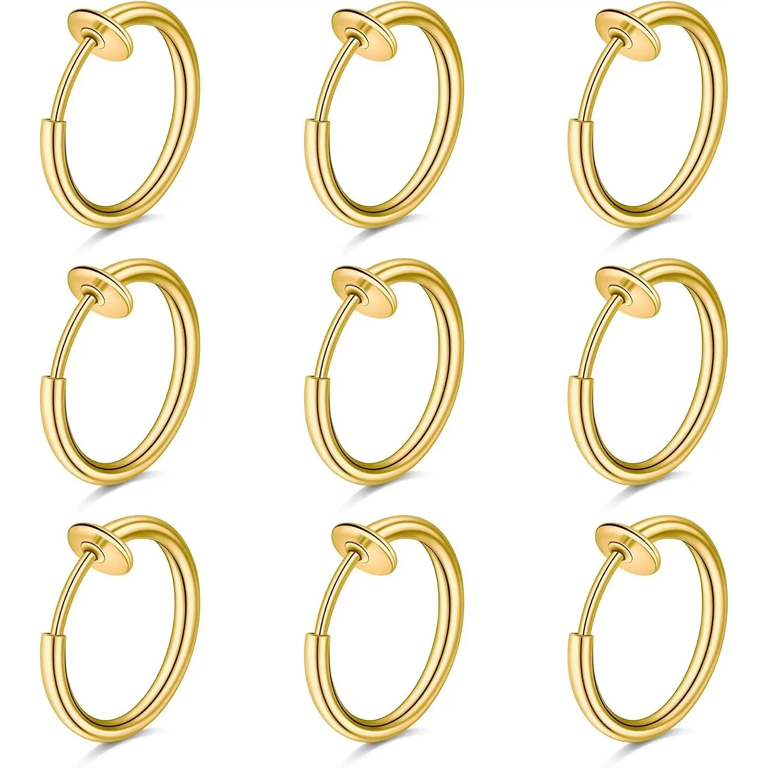 Nose Ring  Septum  Nose Ring Hoop Clip   Nose  Faux Lip Ear Septum Nose Ring Non Pierced  Nose Rings for Women Men No