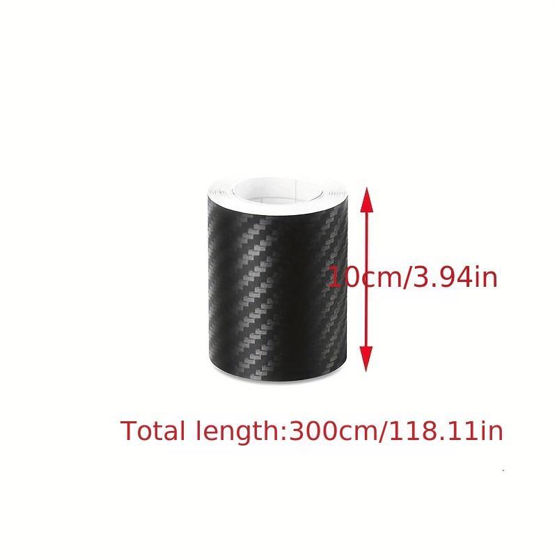 Carbon Fiber Pattern Car Sticker, 1 Roll Multi-functional Waterproof Car Body Sticker, Anti-scratch Car Decorative Sticker for Car Door, Car Body, Car Interior, Car Decals, Automobile Decals