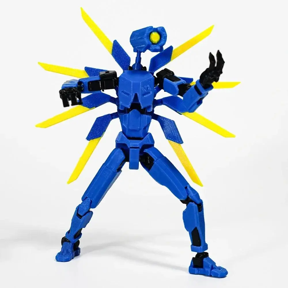 New 3D Printed Mannequin Dummy 13 Ultrakill V1 Series Toys Action Figures Multi-Jointed Movable Shapeshift Robot Children Gifts