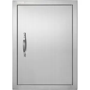 VEVOR BBQ Access Door - 18Wx 20H Inch Stainless Steel Vertical Door for Grilling Station