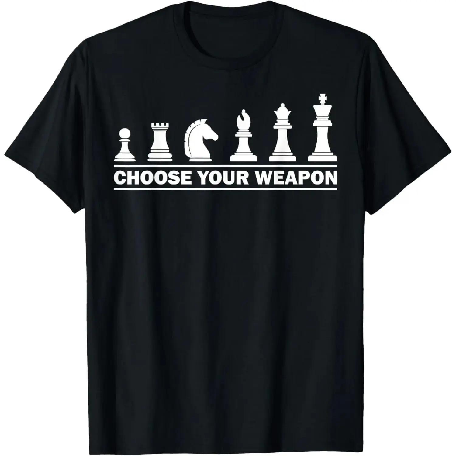 Funny Chess Graphic T-Shirt for Men, Vintage Distressed Menswear Tee in 100% Cotton, Unique Gift for Chess Players