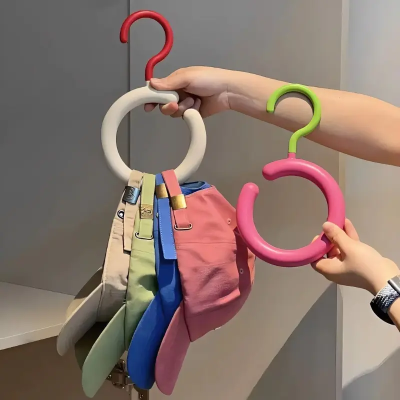 10/20Pcs Multifunctional Strong Rotating Hook Punch Free Seamless Wall Hanger Heavy Duty Self Adhesive Coat Hat Hanger Rack Portable Organizer Hook For Bag Scarf Scarf Clothes Home Cabinet Wardrobe Storage Accessories