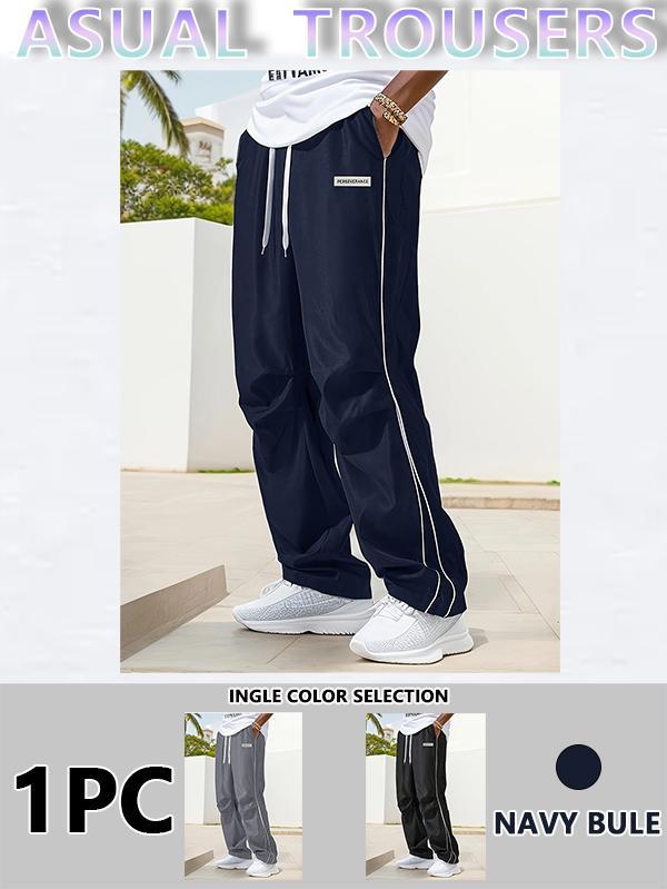 3 pack Loose Sports Pants Men's Trousers Grey Side Stripeswith Gold Accent Stripe Comfortable DesignAthleisure Style Bottoms Athletic Bottoms Gymwear Halloween Gifts SpringStatements