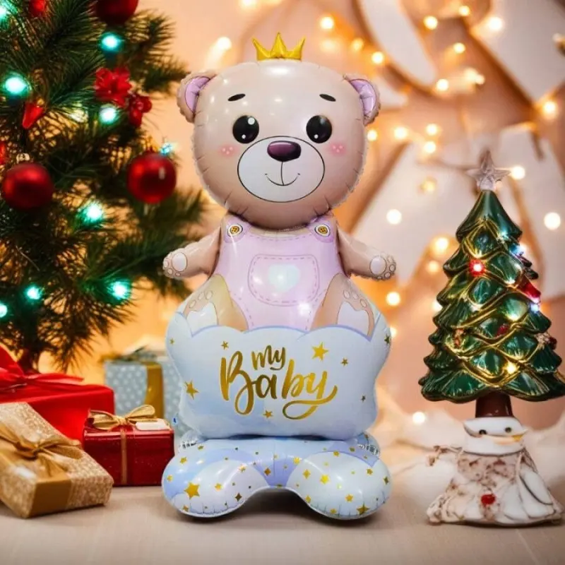Baby Shower Gender Reveal Decor, Newborn Photo Prop, Neutral Table Centerpiece, 1st Birthday Backdrop, Coquette Bear Supplies, Baby Shower Favors, Teddy Ornament, Baby Announcement Decor, Infant Party Decor