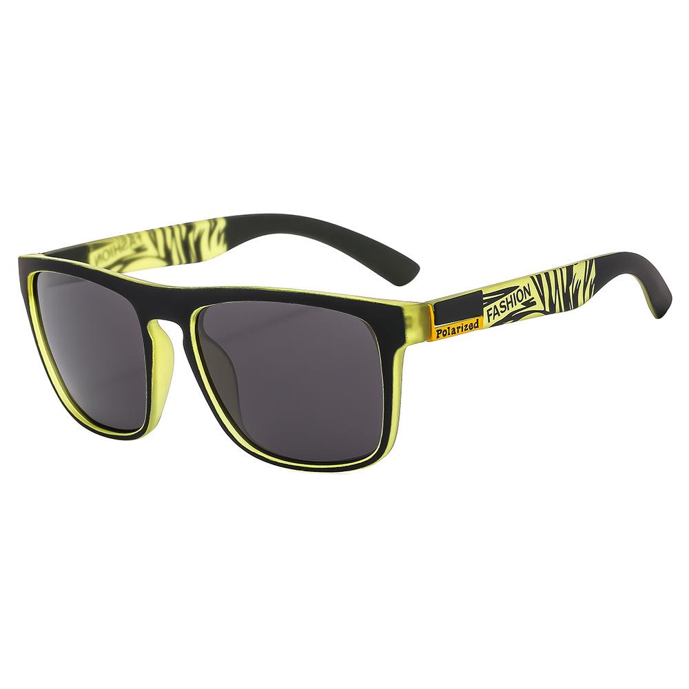 New men's polarized sunglasses - sporty style with iridescent lenses, flexible lacquer frame