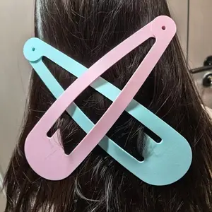 2-Pack Blue Giant Funny Hair Clips, 11.02 Inch, Perfect for Stage Performances, Creative Photos, Pranks, Bag Decor, Fun Gift