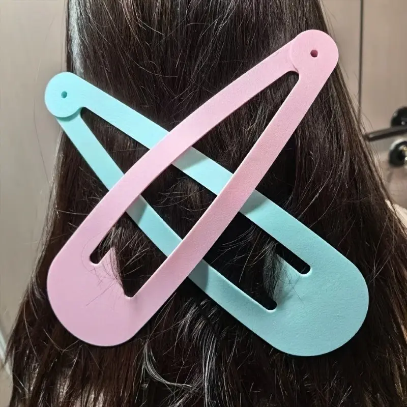 2-Pack Blue Giant Funny Hair Clips, Barrettes, Hairpins, Hair Claws Set, Size 11.02 Inch, Perfect for Stage Performances, Creative Photos, Pranks, Bag Decor, Fun Gift