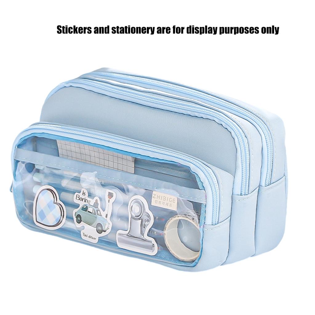 Large Capacity Pen Case Multifunctional Expandable Compartments Pencil Organizer Large Capacity Pen Case Multifunctional Expandable Compartments Pencil Organizer