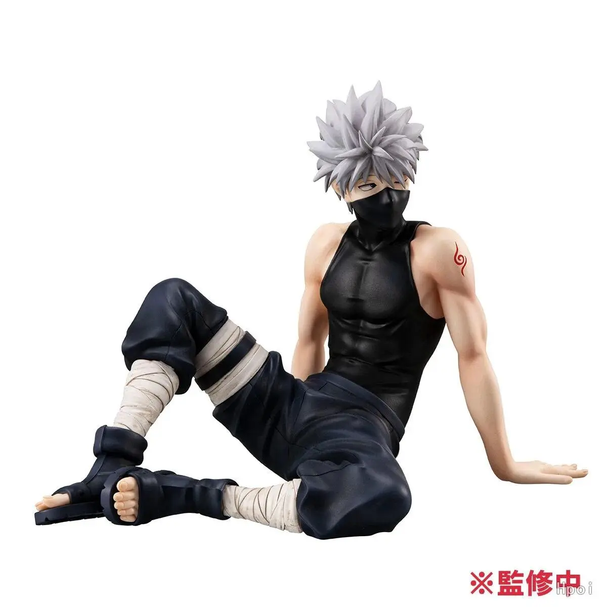 9cm Anime Naruto Shippuuden Hatake Kakashi Figure Sitting Posture Stars PVC Collection Model Ornaments Toys Birthday Gifts