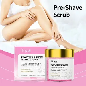 Pre Shave Scrub Exfoliation Remove Dead Skin Smoothing Moisturizing Gentle Cleansing Improve Roughness Skin After Shaving Care