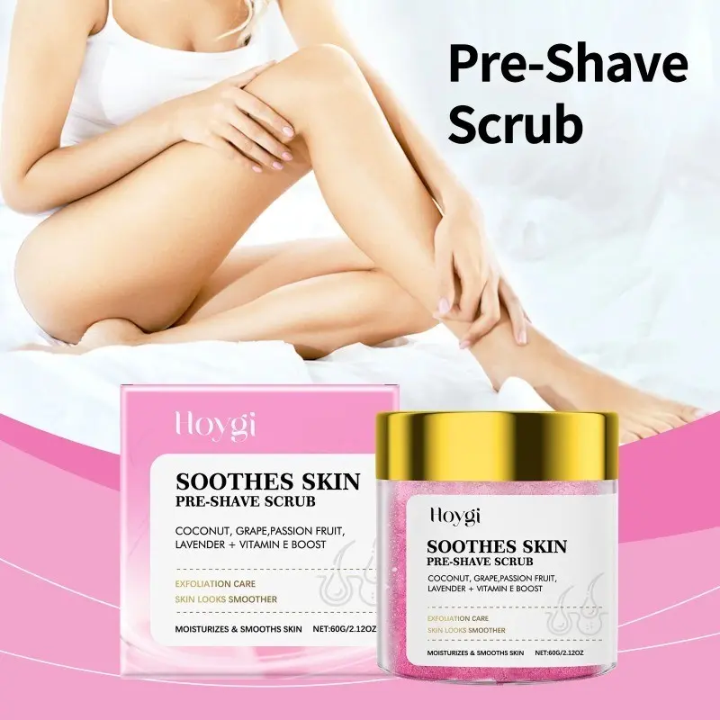 Pre Shave Scrub Exfoliation Remove Dead Skin Smoothing Moisturizing Gentle Cleansing Improve Roughness Skin After Shaving Care Smoother