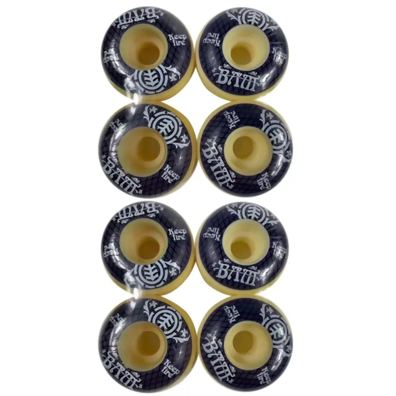 8pcs Skateboard Wheels 54mm PU Hardness Skate Board 85A Longboard Wheels for Street Longboard Skate Deck Wheel