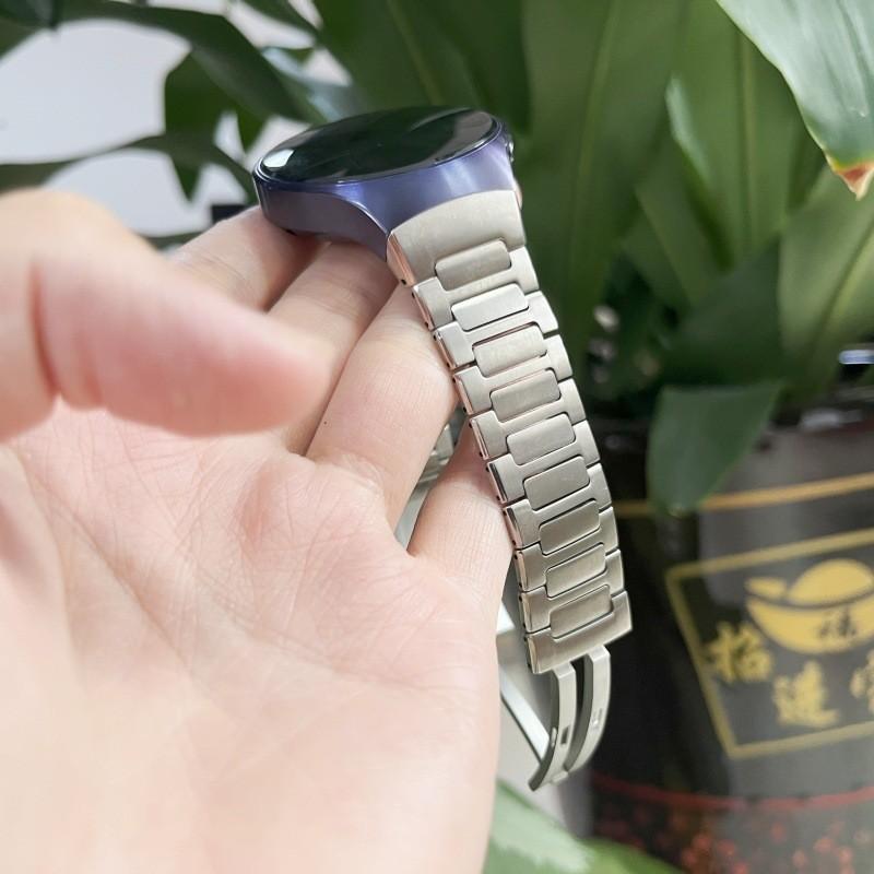 Suitable for Huawei Watch5, special I-shaped seamless quick-release titanium strap, Watch5 smart watch titanium strap