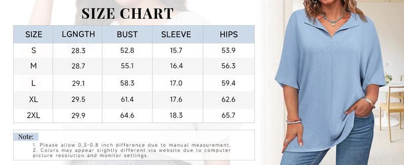 Imily Bela Womens Plus Size Tops Short Sleeve V Neck Tee Blouse Summer Loose Fit Casual Tunic Top XL-5XL