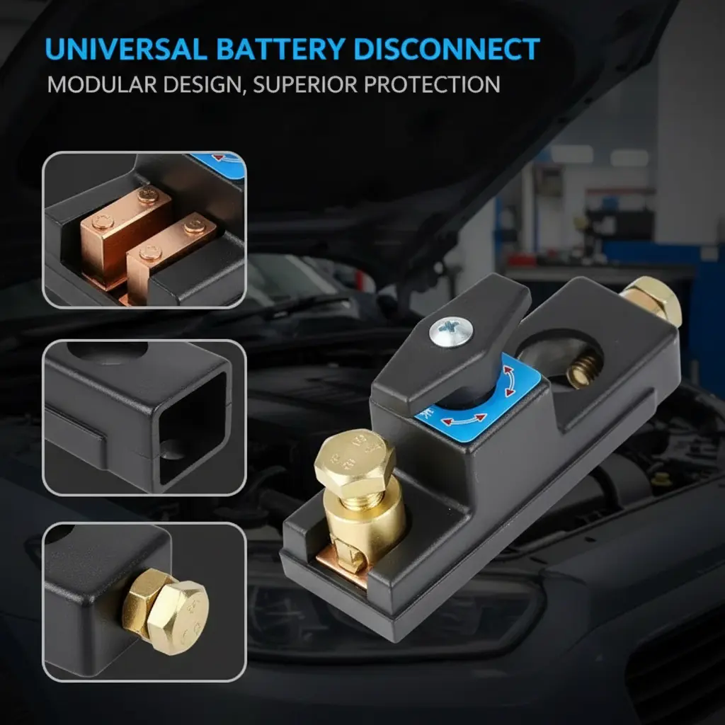 Hardwired Circuit Breaker - 12V-24V Universal, Max 36V ABS Resin Anti-Leakage Battery Disconnects, Household Appliance Electrical Accessory # AutoElectrical # RVMods