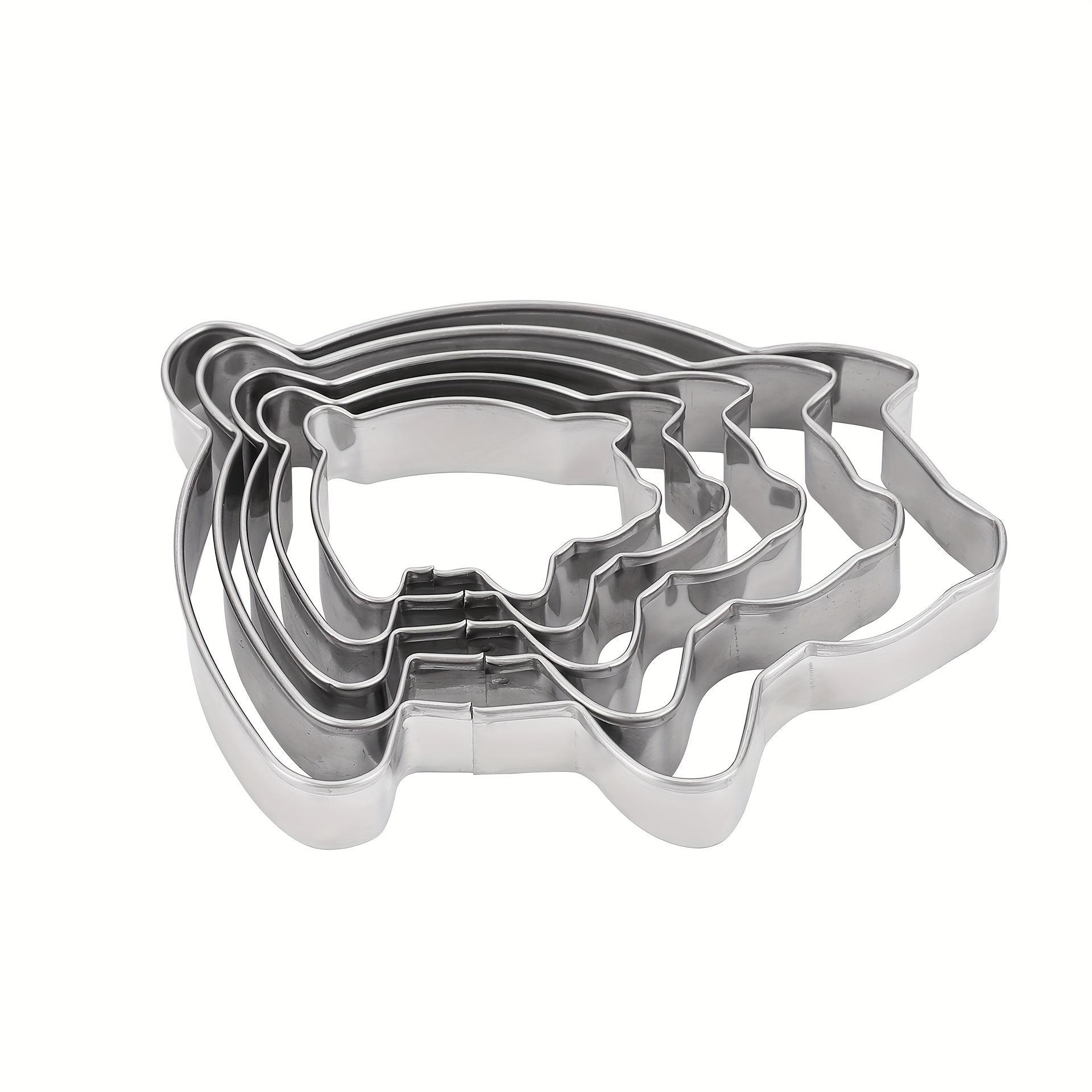 Stainless Steel Cookie Cutter in The Shape of a Pig