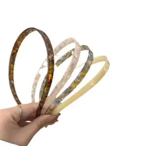 Ladies Non-Clamping Ear Bone Hair Accessories Acetic Acid Headband Headband High-End Hairband Girls 2025 New Summer Elegant Hecords for graduation,gift,graduation cap