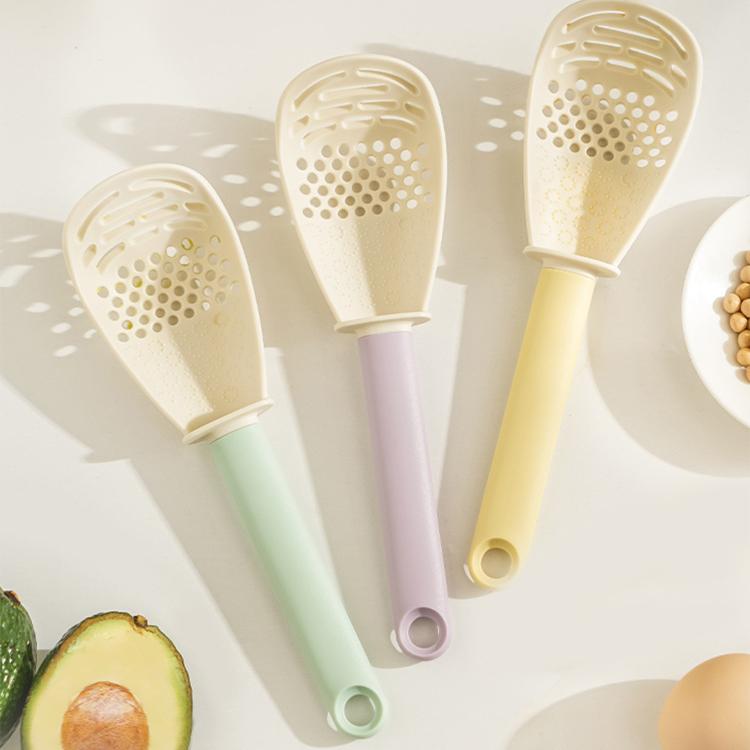1pcs Masher Spoon, 4-in-1 Baby Food & Potato Masher Tool, Perfect for Fruits, Veggies & Easy Home Cooking Prep