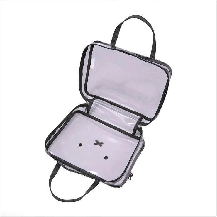Cute Miffy Rabbit Storage Bag Four-Piece Set Portable Waterproof Toiletries Bag for Business Trips and Travels and Separate Bags