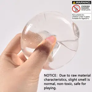 Transparent Malt Ball Squeeze Toy, Slow Rebound, Stress Relief Pressure Ball, Office Relaxation, Gift Idea, Fun Sensory Play, Stress Relief Fidget, Stress Balls, Stress Relief Tools, Sensory Stress Reliever