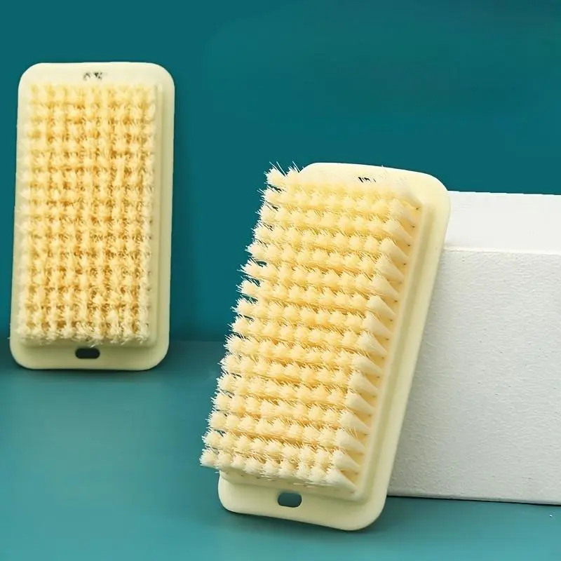 Heavy-Duty Multifunctional Washing Brush, Soft And Hard Bristle Cleaning Brush, Non-Slip Handle Stain Removing Brush, Clothes Shoes Jewelry Home Washing Tool, Without Battery
