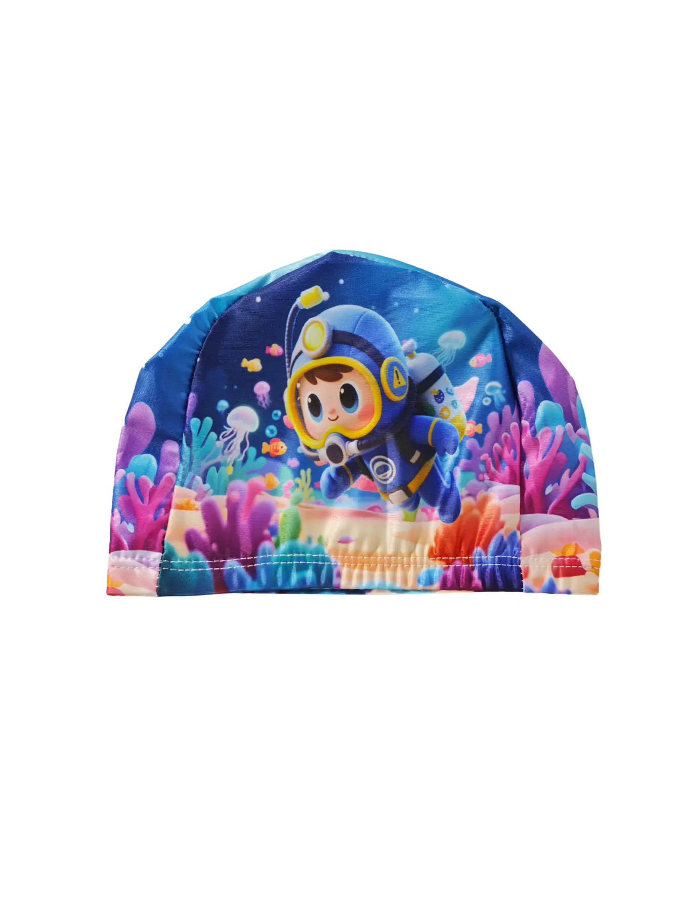 Boy Cartoon Ocean Diving Cap