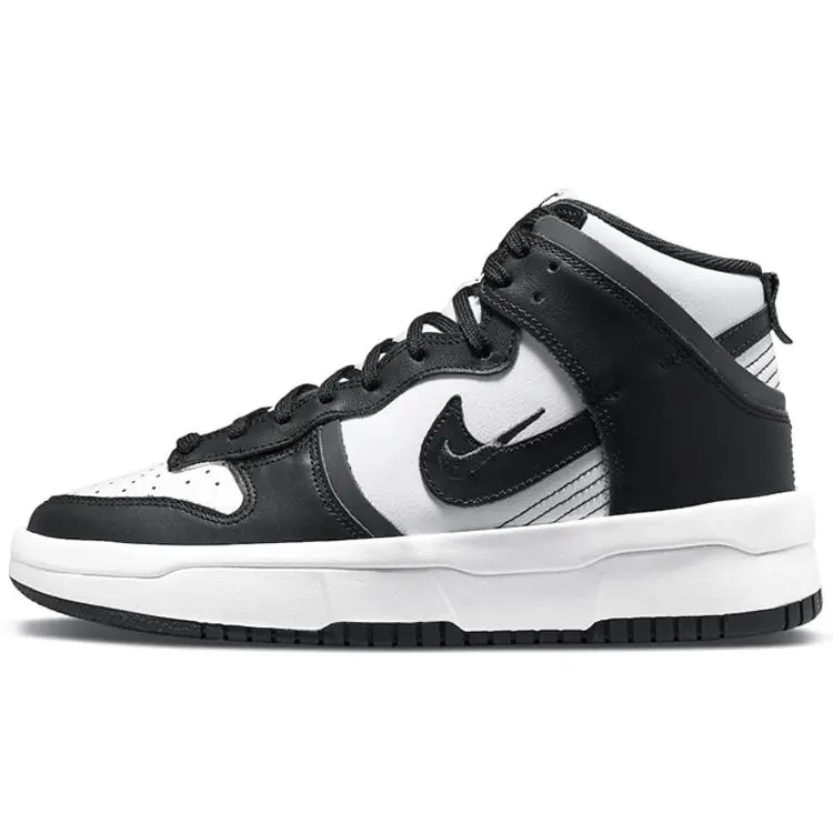 Nike Dunk Up Black/White Panda Deconstructed High-Top Sneakers for Women Verifiable, with credentials and supporting global authentication