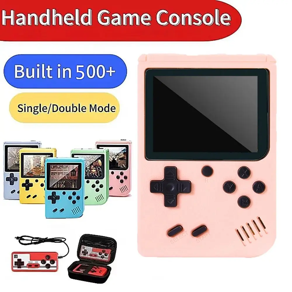 Retro Portable Handheld Game Console, Support TV‑Output Rechargeable Video Game Player, Portable Gaming Device, Gift for Game Hobby Enthusiasts
