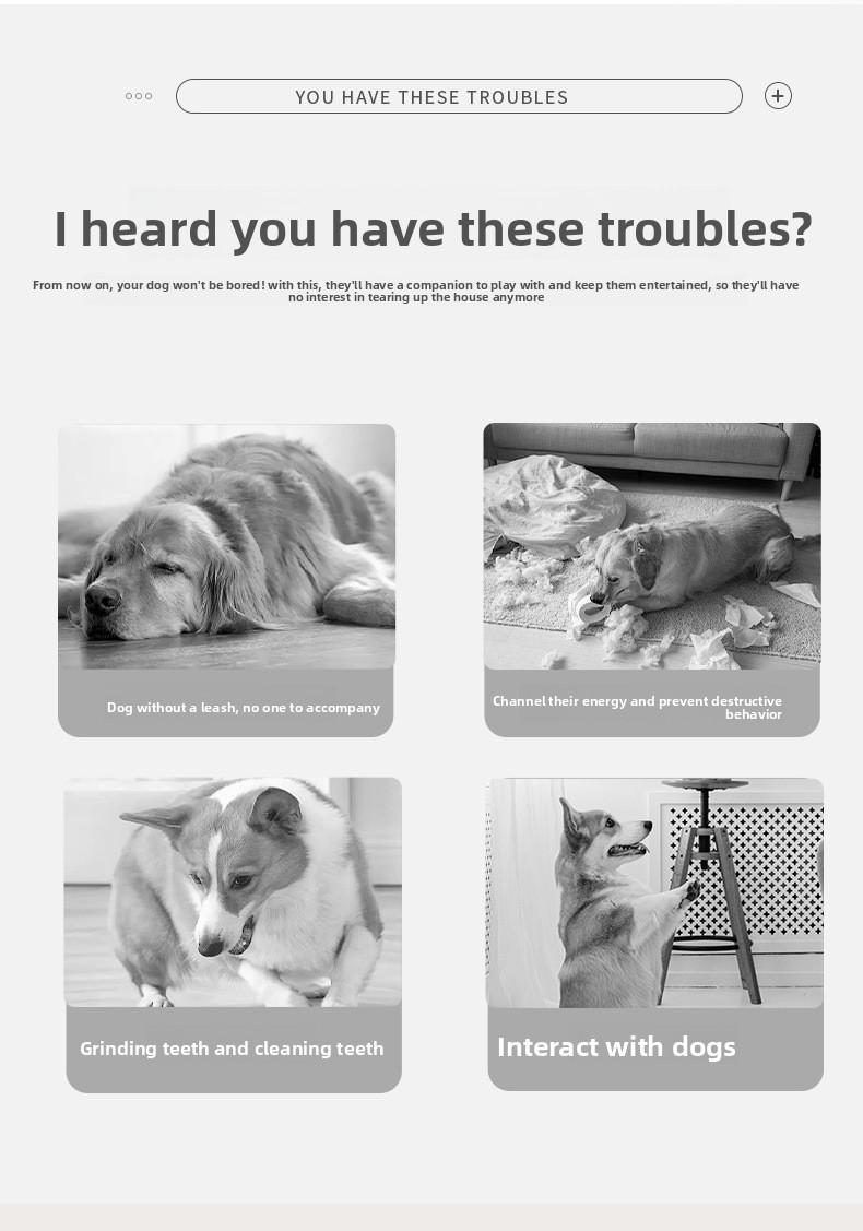 Pet Toy Ribbon Sound Ball, Dog Toy, Interactive Bell Rolling Ball for Teasing and Throwing, Pet Toy, Cat Teething Toy