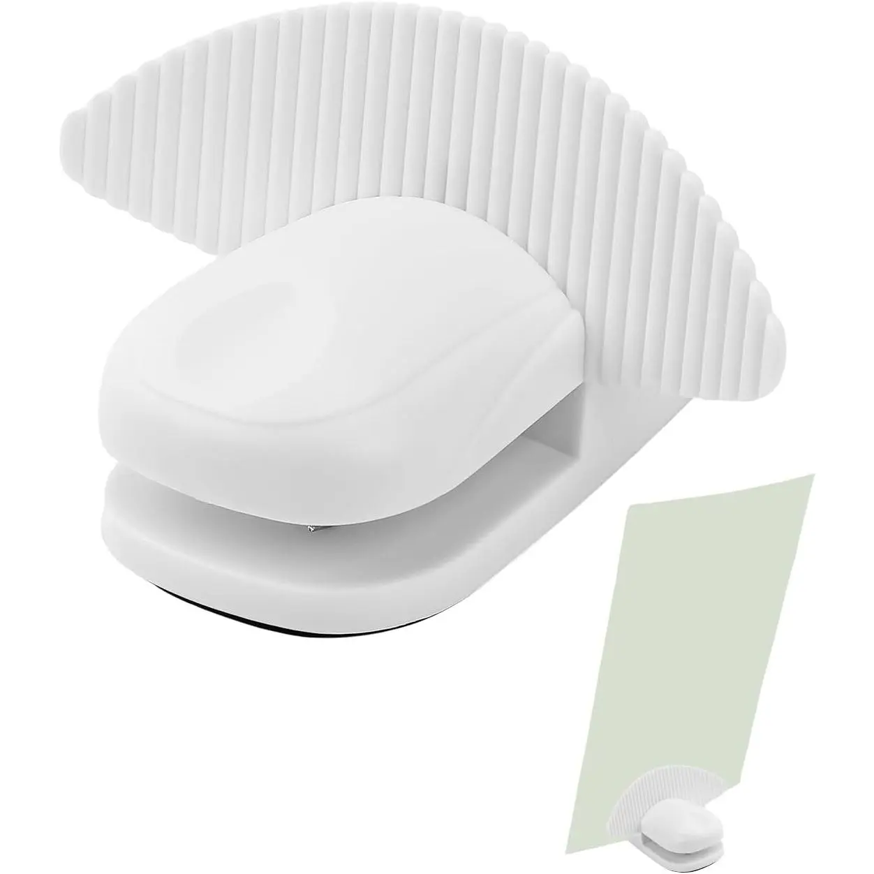 White Plastic Document Holder for Typing, Paper Holder Stand for Desk