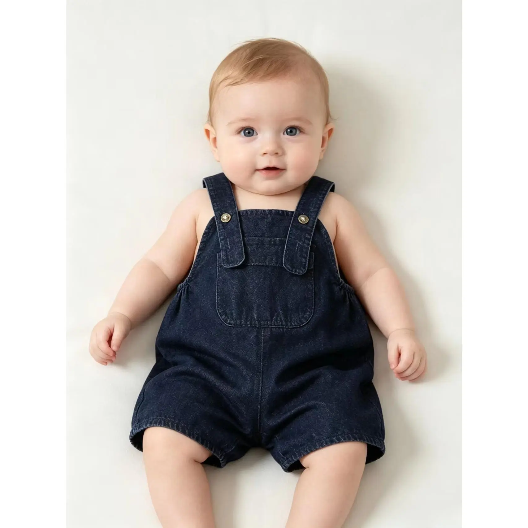 QYGirls' Denim Overalls Christmas Casual Solid Color Loose Fit with Pockets, for 1-8 Year Olds, Daily Outfit & Birthday Gift Essential Items Girl Kids Clothes Girl Clothes Teenage Girl Clothes Girls Clothes Kids, Perfect for Outdoor