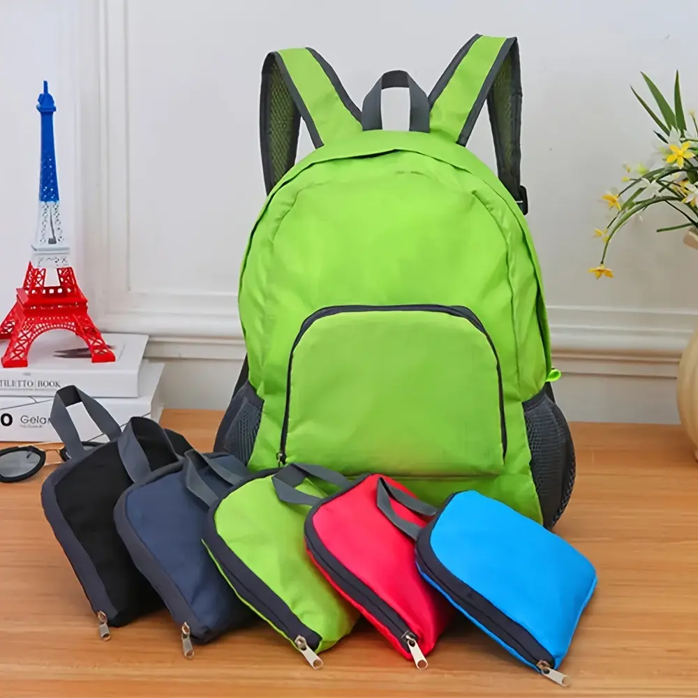 1pc Foldable Backpack Travel Bag, Women's Lightweight Backpack, Large-capacity Portable Men's Outdoor Sports Bag for Hiking, Camping, Mountaineering, Large-capacity Canvas Backpack Tote Bag, Christmas, Halloween, and Thanksgiving Gift