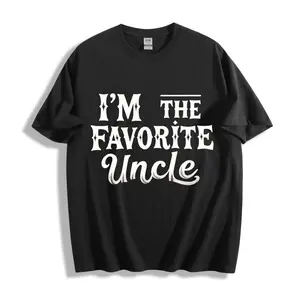 Casual Style Unisex T-Shirt I'm The Favorite Uncle Design Perfect For Family Gatherings And Summer Days Ideal Gift For Uncles And Relatives
