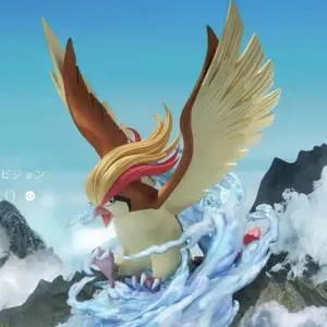 In-Stock 1/20 Pidgeot Pidgey Anime Figures Pidgeotto Figurine Pvc Statue Collection Room Decoration Model Toys Gifts