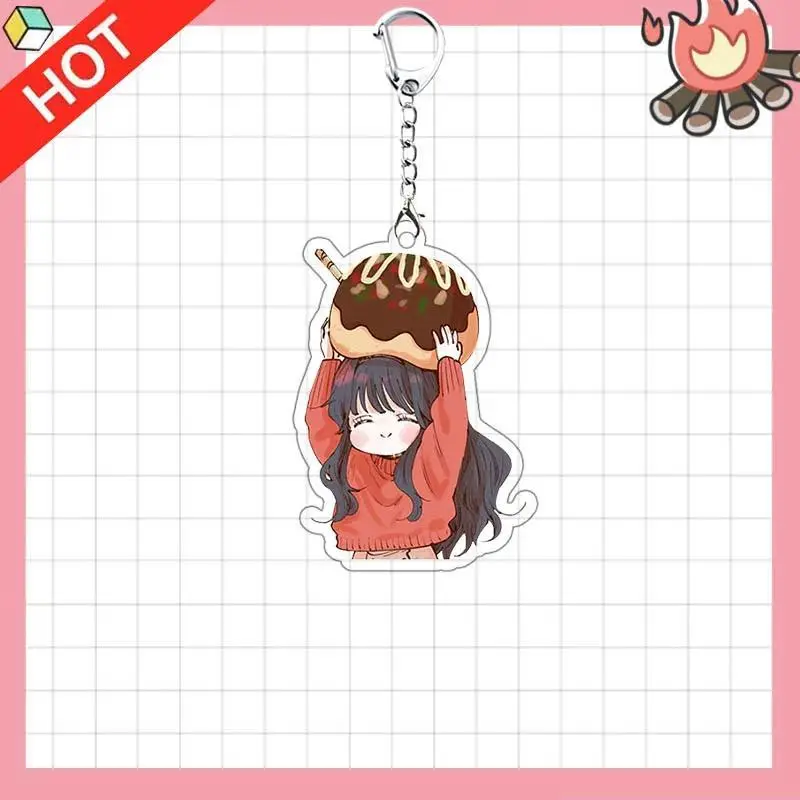 Anime Kaoru Hana wa Rin to Saku The Fragrant Flower Blooms with Dignity Waguri Kaoruko Cosplay Keychain Keyring Accessories Gift