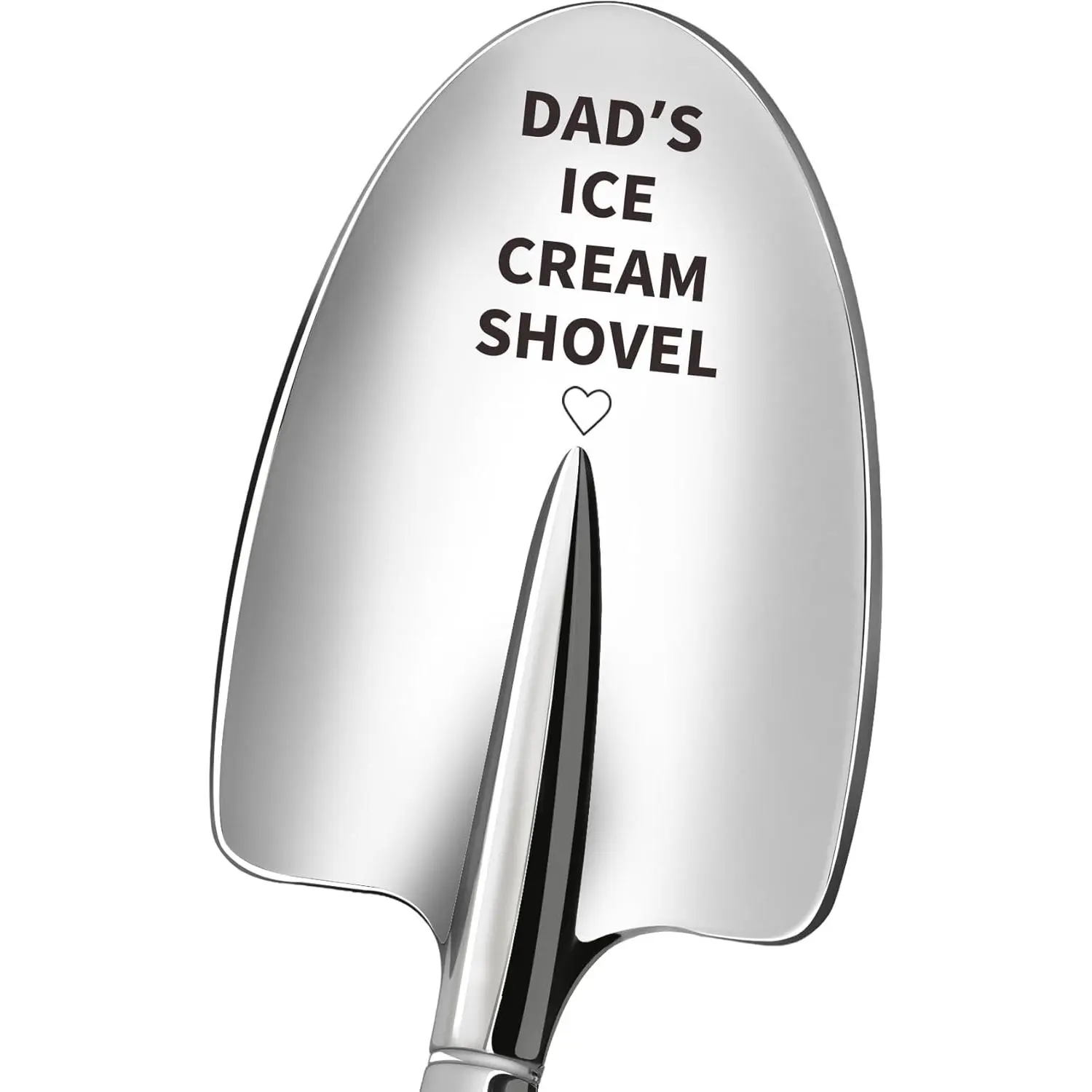 Father's Day Gifts for Dad from Daughter Son, Dad Birthday , Engraved Dads Ice Cream Shovel, Dad  from Daughter Son Father Papa Gifts Funny Presents for  Bonus Step Dads