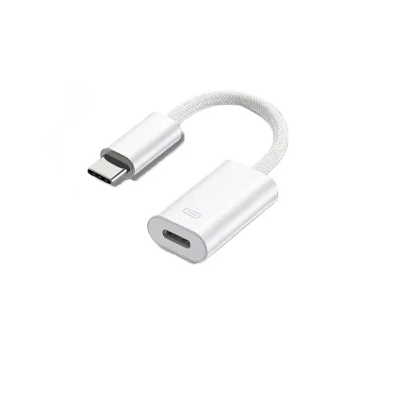 1/2/4 USB-C to Lightning Earphone Adapter, C-Type Male to Female Converter, Charging/data Transfer, Audio Adapter for Devices