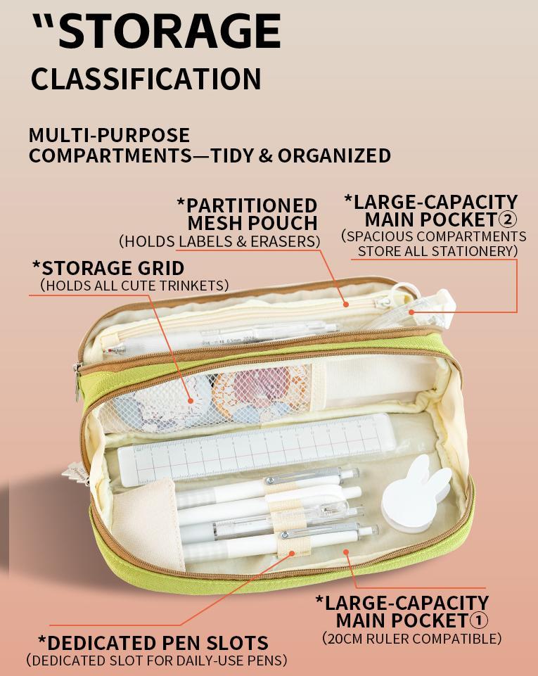 2 solid colour patchwork pencil cases with stain resistant lining, stand up design in solid colours, made canvas, large capacity, minimalist style, convenient DIY organisation, pencil stationery case