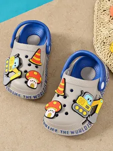 Cute Kuromi Kids Holey Shoes, Dual Wear Design, Soft Elastic Thick Sole, Perfect for Home & Beach, Cartoon Sandals