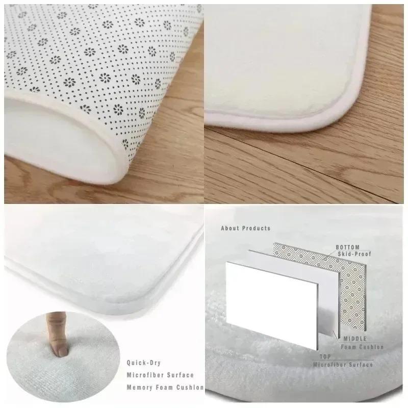 Welcome Home Please Remove Your Shoes Pattern Entrance Floor Mat Bathroom Absorbent Foot Door Mat Decoration Anti Slip Doormat