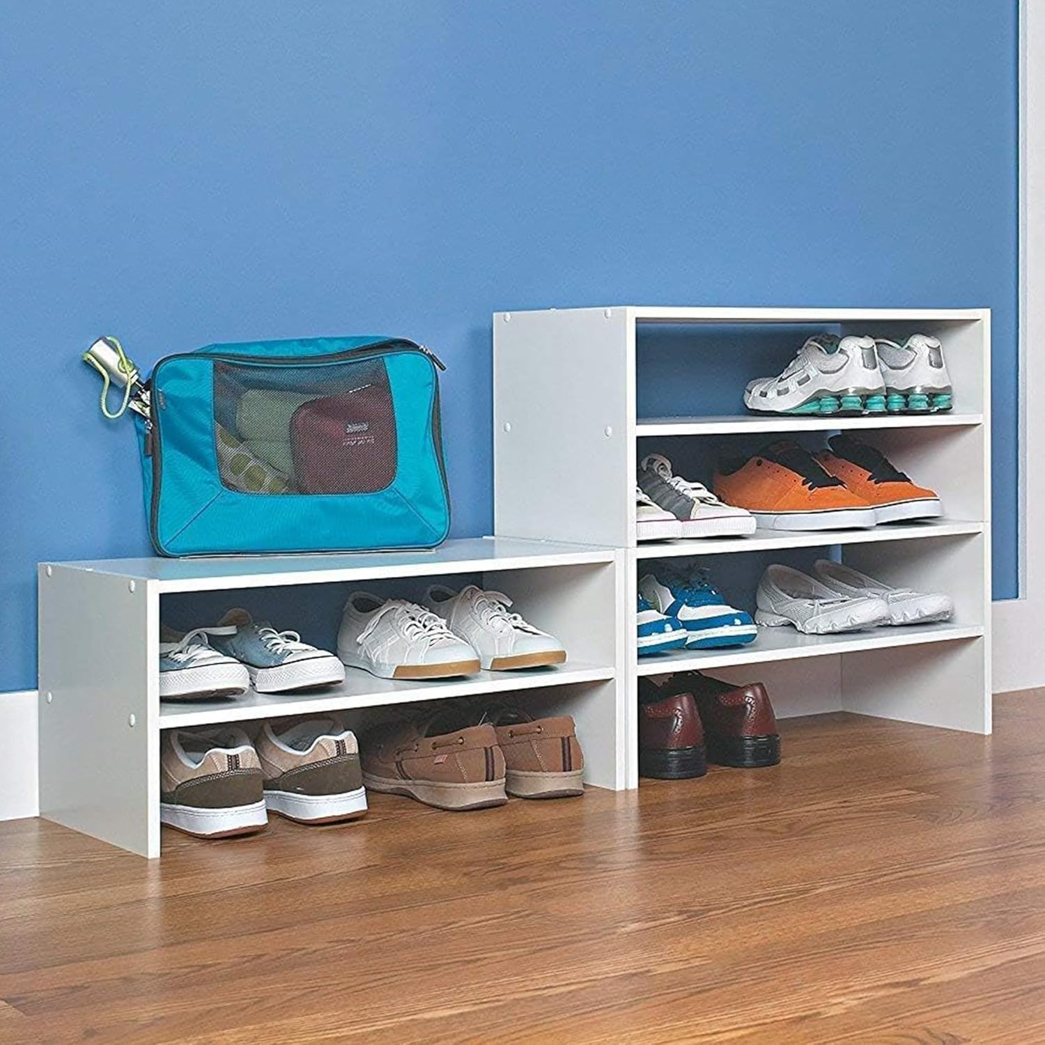 Stackable 24in. Wide Horizontal Organizer, White