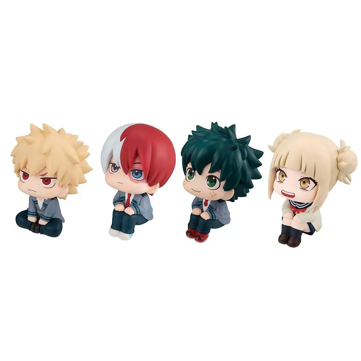 Anime MHA figure Himiko Toga Action Figure Q Edition Bakugou Katsuki figure Look up Model Collect Doll Midoriya Izuku figure toy