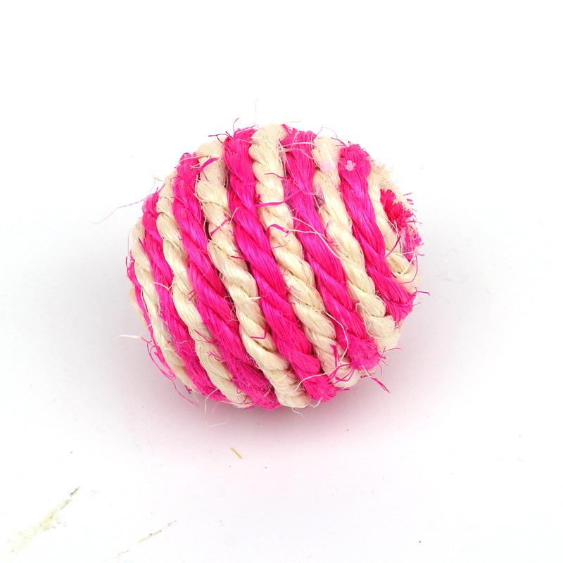 Cat sisal ball, cat toy ball, cat teasing and walking toy, cat scratching ball, pet supplies