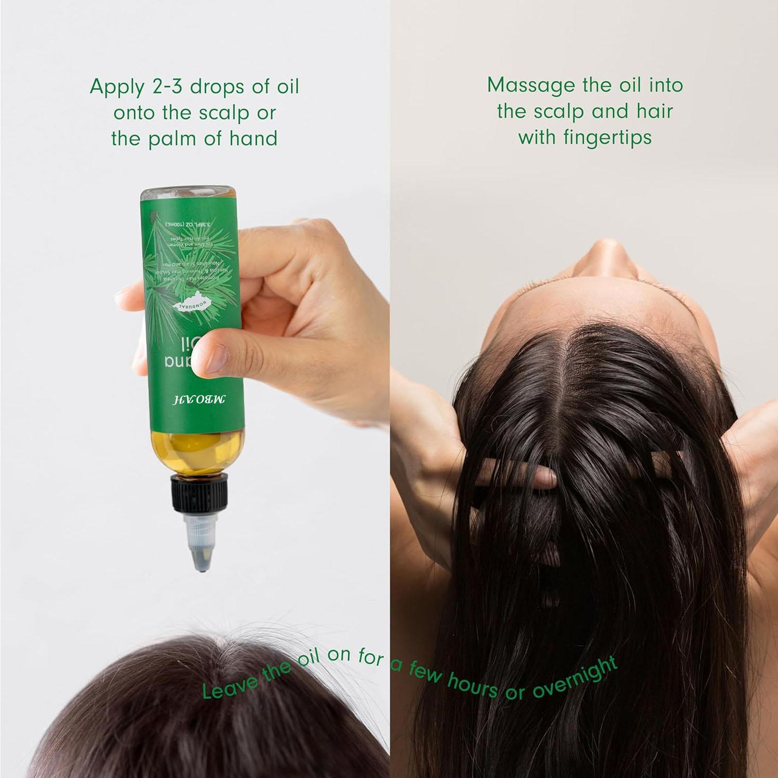 Batana Oil Hair Care Set - Hair Growth Bundle - Unrefined Batana Oil From Honduras To Achieve Thicker, Moisturizing Scalp Care, for Women Men, Nourishes The Hair Shaft, Fights Frizz, Haircare Solution, Mini Travel Set