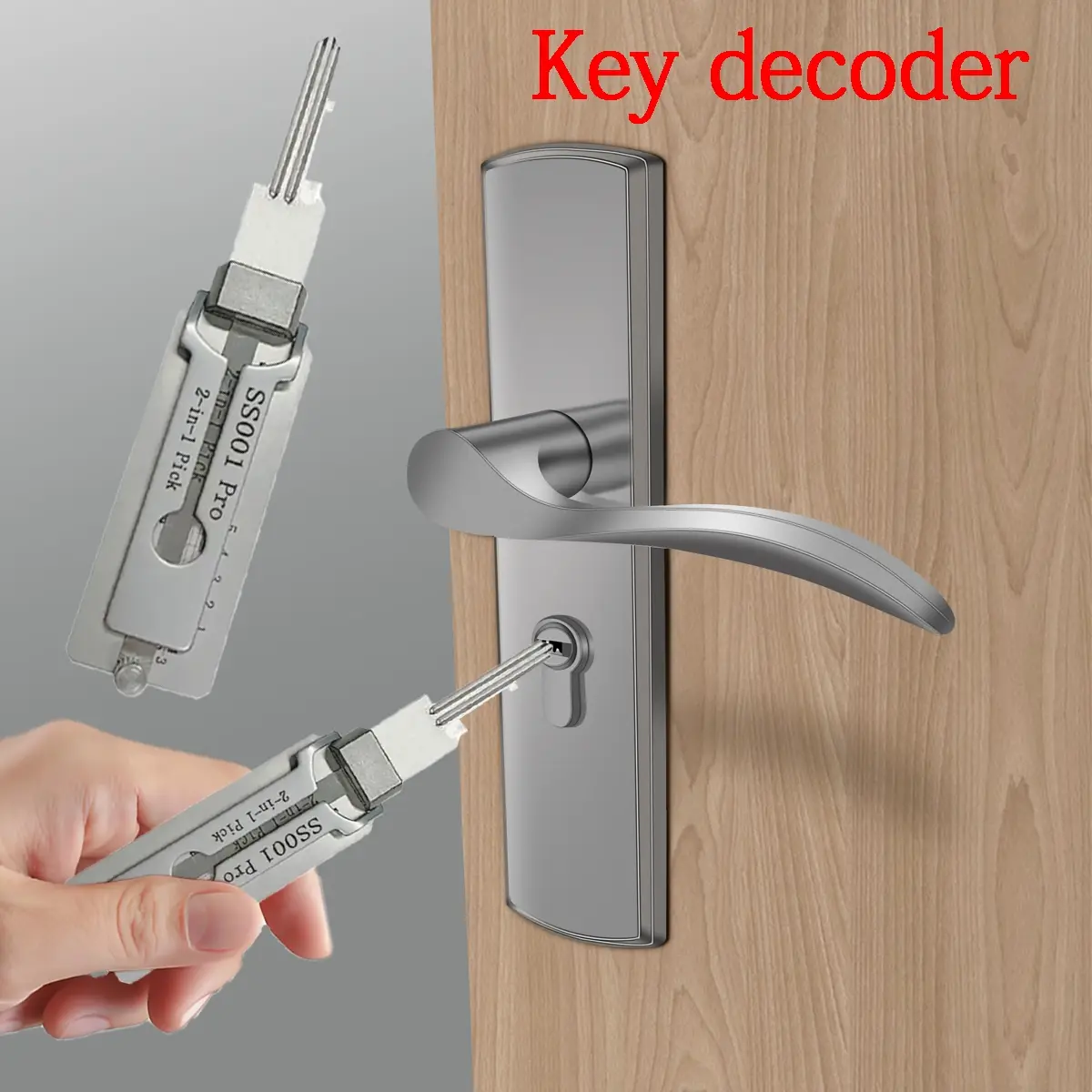 1 Piece Ss001 Pro Two-In-One High Precision Tool, Multi-Functional Stainless Steel Manual Tool, Durable and Reliable Design
