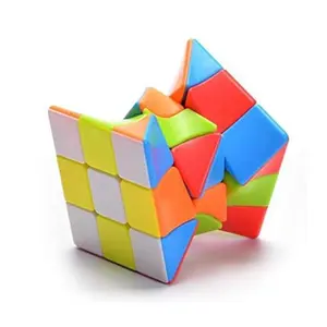 Novelty Twist Cube Speedcube 3x3x3 Stress Relief Anxiety Toys Best Creative Gifts For Kids Adults Educational Brain Teasers