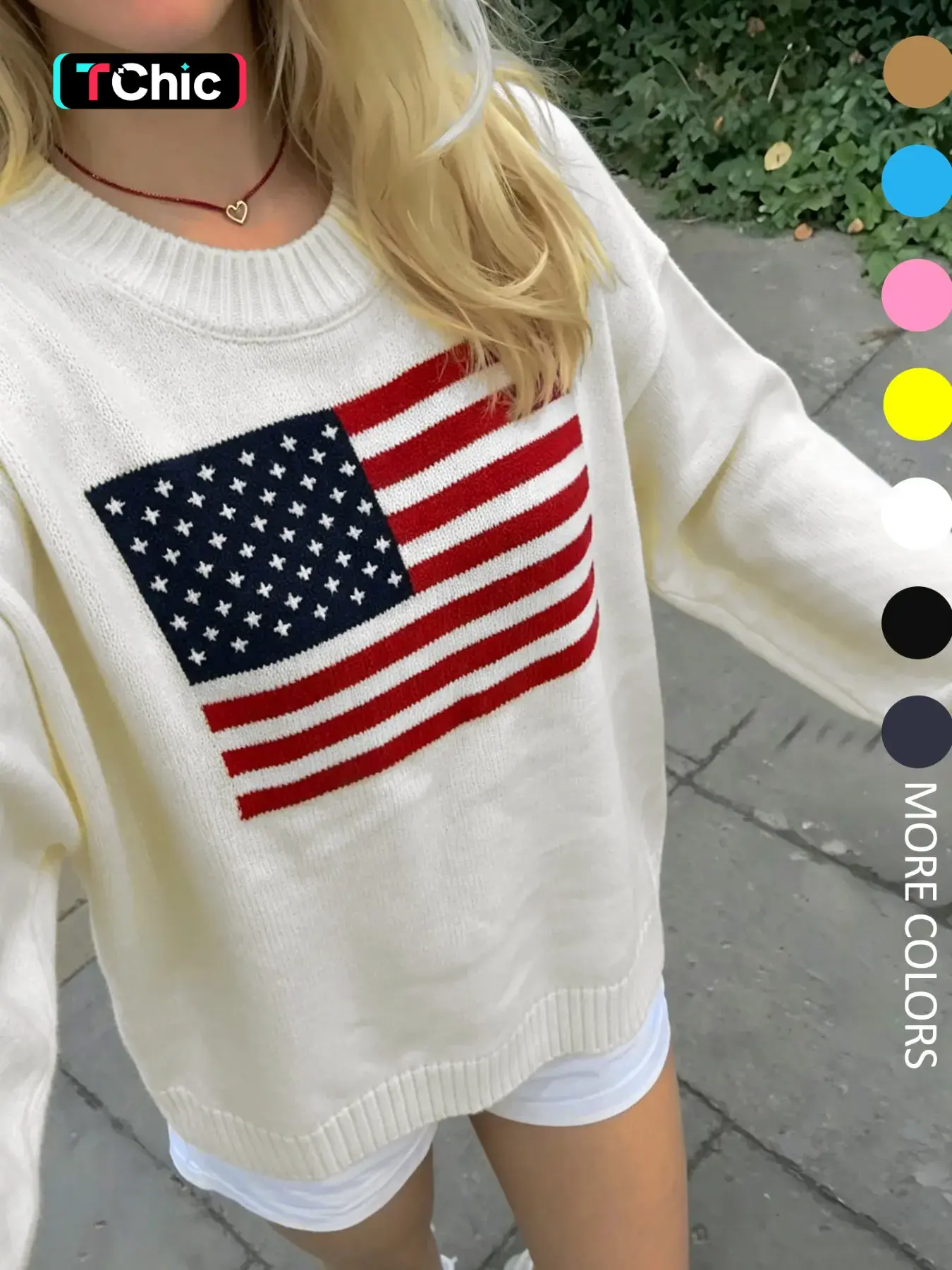 Women's Striped Print Drop Shoulder Oversized Crewneck Loose Fit Sweater, Casual Pullover, Street Casual Long Sleeve Round Neck Jumper for Spring & Fall, Women's Casual Fashion Knitwear for Everyday Wear, Womenswear