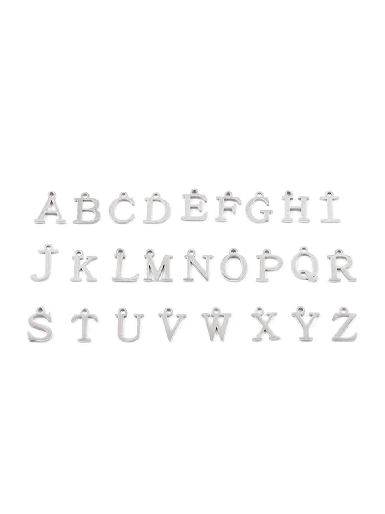 Fashion Initial Necklace for Women, Cross & Letter Pendant Necklace, Stainless Steel Jewelry for Party, Daily Decor, Trendy All-match & Exquisite Jewelry for Birthday Gift, Statement Necklace, Non Tarnish Jewelry