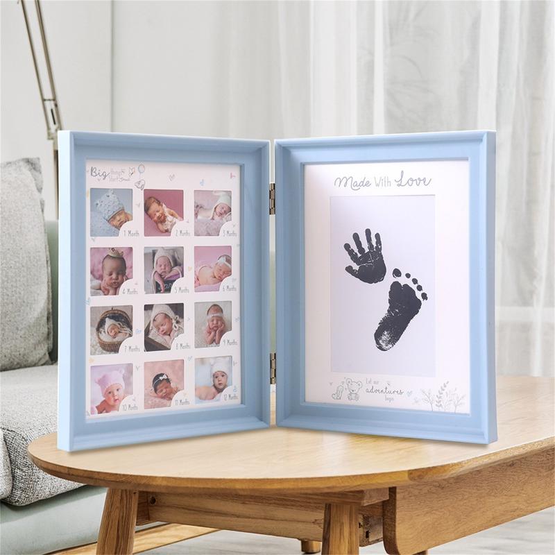 Hand and Footprint Frame - Personalized Polyvinyl Chloride Display with ...
