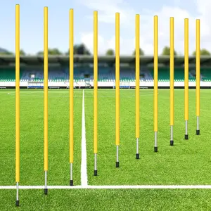 Training Agility Poles  Adjustable Soccer Training Poles Soccer Sticks Agility Equipment for Football Sport Football Speed